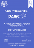 ABC presents: DAIEC Privacy and AI - SIGN UP IN THE DESCRIPTION -