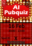 SpoCKI x mAIster presents: AI Pubquiz with Formorrow (Open to bachelor and master students)
